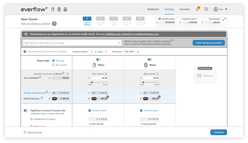 An example of a wireframe screen, part of my UX design toolkit