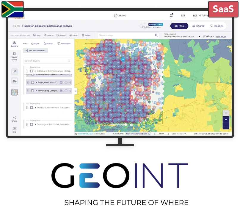 An example of a UI visual design mock-up for my GeoInt project